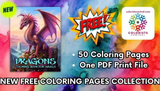 Dragons Coloring Pages for Teens Adults and Seniors